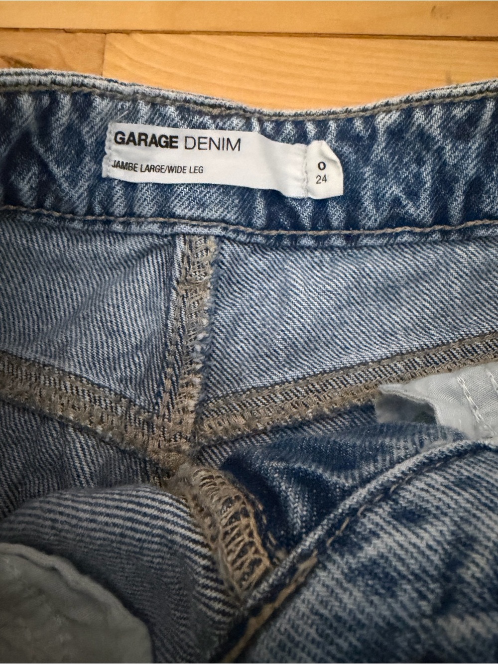 Garage light blue wide leg jeans - Picture 2 of 6